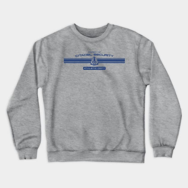 C-Sec Athletic Dept. [Blue] Crewneck Sweatshirt by Karthonic